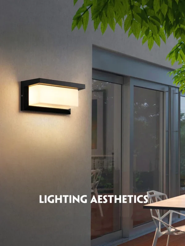 Led Outdoor Wall Light Waterproof IP65 Motion Sensor Led Outdoor Lighting Porch Lights Balcony Garden Lights Outdoor Wall Lamp - Image 2