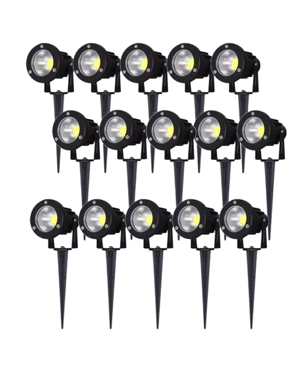 Garden Decorations Light LED IP65 Waterprof Lawn Lamp 220V110V12V24V Warm white Green 5W10W15W Landscape Spike Spotlights