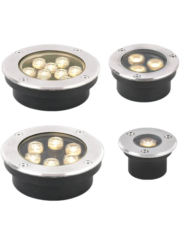 Thin IP67 Waterproof led light Garden Underground 3W 5W 9W Outdoor Buried Garden Path Spot Recessed Lighting 220V DC12V24V - Image 6