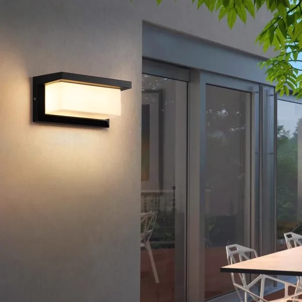 Led Outdoor Wall Light Waterproof IP65 Motion Sensor Led Outdoor Lighting Porch Lights Balcony Garden Lights Outdoor Wall Lamp - Image 6