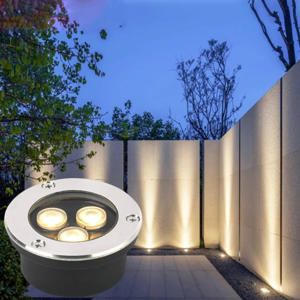 Thin IP67 Waterproof led light Garden Underground 3W 5W 9W Outdoor Buried Garden Path Spot Recessed Lighting 220V DC12V24V - Image 2